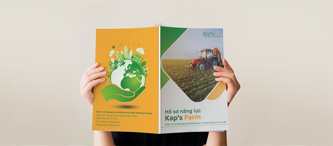 Thiết kế Catalogue cho công ty Kap's Farm