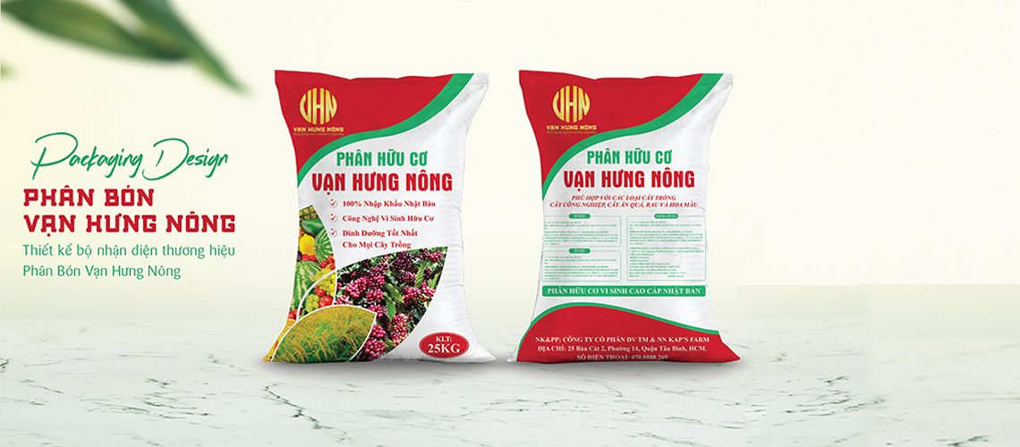 Thiết kế bao bì phân bón hữu cơ