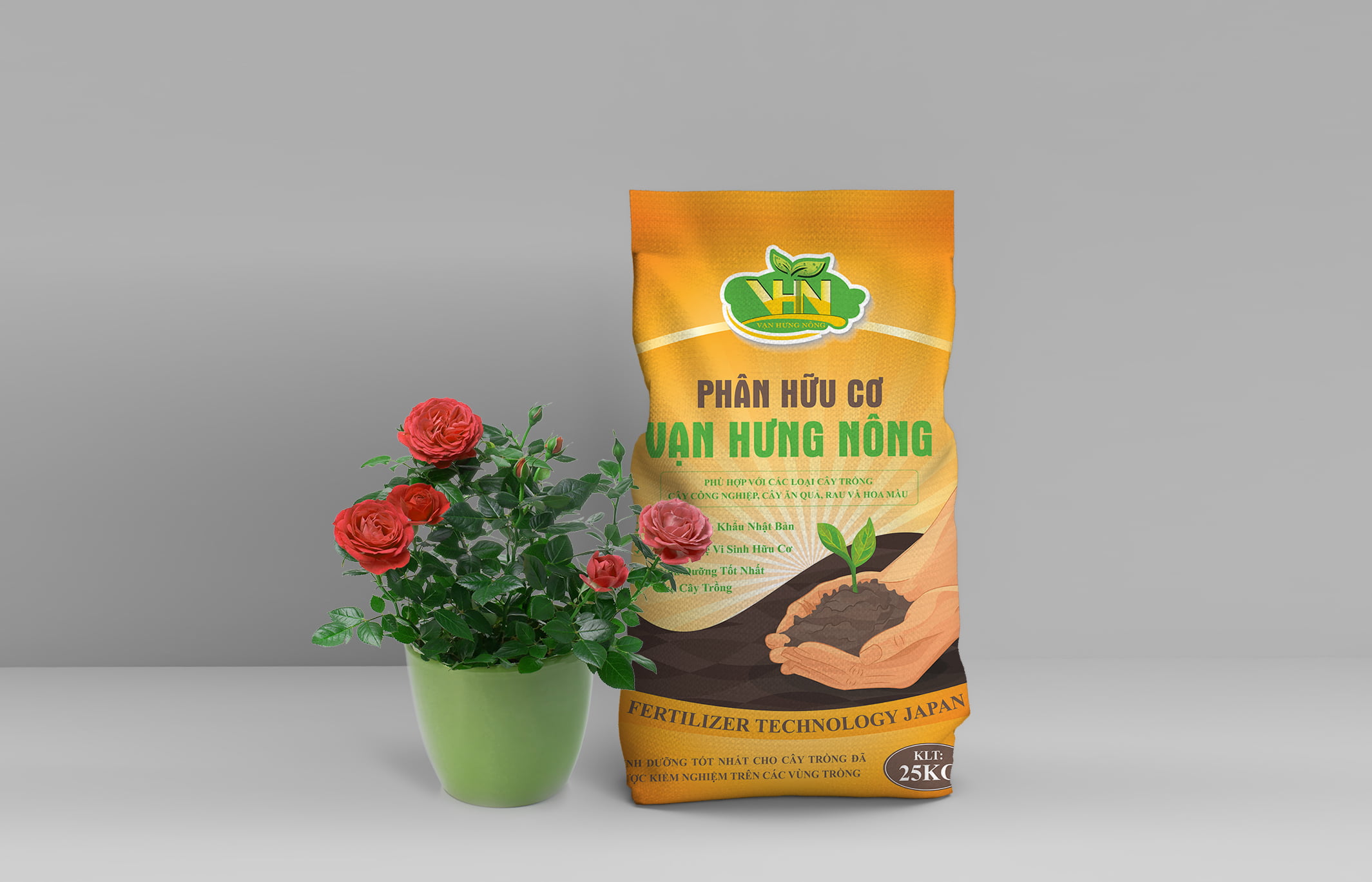 thiết kế bao bì phân bón hữu cơ nhật bản